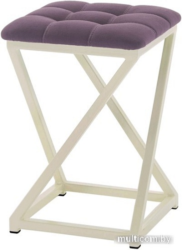 Табурет AMC Comfort 8.3.14 (ткань баклажан/слоновая кость)
