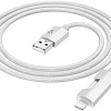 Кабель Hoco U123 USB Type-A - Lightning (1.2 м, серый)