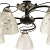 Люстра средней высоты Mirastyle BL-7760/5 CR+BK
