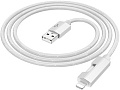 Кабель Hoco U123 USB Type-A - Lightning (1.2 м, серый)