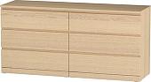 Комод Mio Tesoro Varma Prime 6D (дуб беленый)