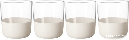 Набор бокалов для воды и напитков Villeroy & Boch Manufacture Rock Blanc 11-3799-8250 (4шт)
