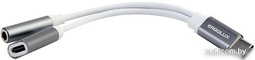 Адаптер Ergolux ELX-CSA02-C01 USB Type-C/Lightning (0.12 м, белый)