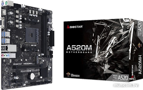 Материнская плата BIOSTAR A520MH Ver. 6.0