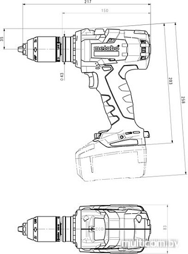 Дрель-шуруповерт Metabo BS 18 LTX-3 BL I (5.2 А*ч)