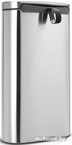 Brabantia FlatBack+ 30 л (стальной матовый с защитой от отпечатков)