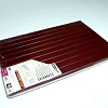 Металлический канал для переплета OPUS Classic 304x16 мм OCH1630410BOR (10 шт, бордовый)