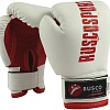 Тренировочные перчатки Rusco Sport 6 oz (белый/красный)