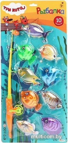 Магнитная рыбалка Играем вместе Три Кота 1508V035-R
