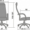 Кресло Metta BP-10 (пластиковые ролики, черный)