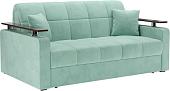Диван Мебель-АРС Аккордеон Бакли НПБ 140x200 (Vivaldi мятный)