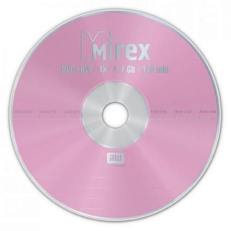 DVD+RW диск Mirex 4.7Gb 4x Mirex конверт UL130022A4C