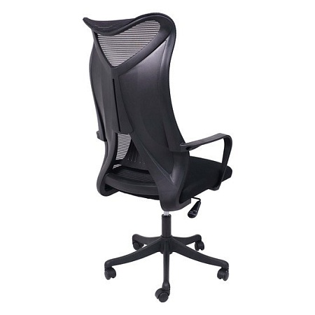 Кресло AksHome Abraham (ткань/сетка, черный)