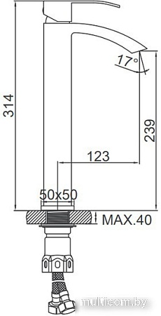 Смеситель Ledeme L1155-15