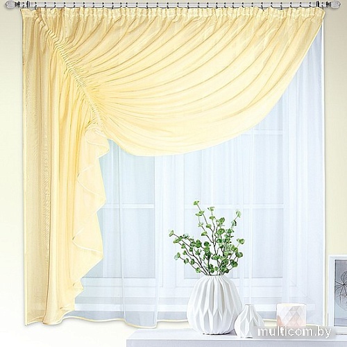 Тюль Nivasan Ромео 2.8x1.7 м (золото) (золото)