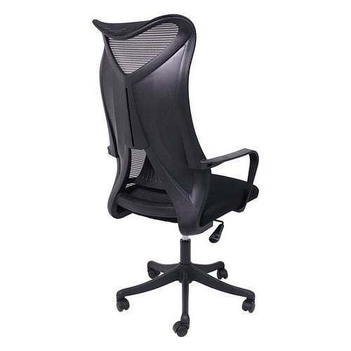 Кресло AksHome Abraham (ткань/сетка, черный)