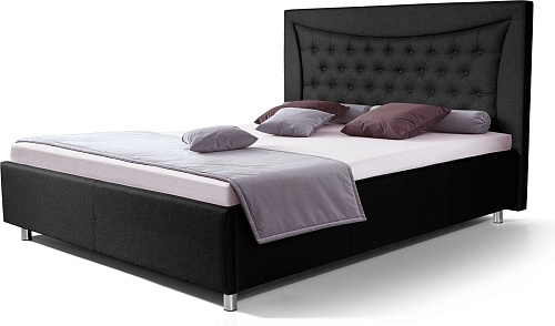 Кровать ФорестДекоГрупп Марта 1 160x200 без ПМ (Veluta Lux 34)