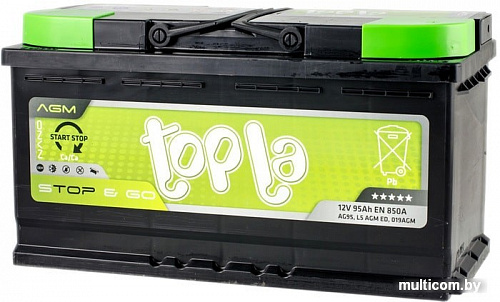 Автомобильный аккумулятор Topla TOP AGM Stop&Go TAG95 (95 А&middot;ч)