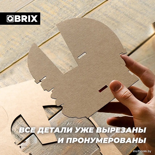 3Д-пазл QBRIX Бульдог Органайзер 3D 20005
