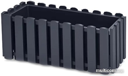 Кашпо Prosperplast Boardee Fencycase DDEF400-S433 (антрацит)