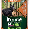 Консервированный корм для собак Monge BWild Grain Free Mini с уткой, тыквой и кабачками 400г