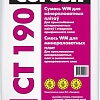 Клеевой состав для теплоизоляции Ceresit CT 190. Смесь WM для минераловатных плит