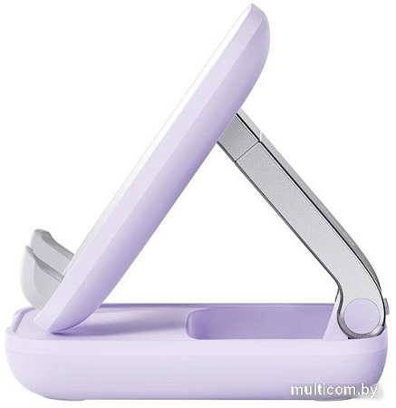 Подставка Baseus Seashell Series Phone Stand (с зеркалом, сиреневый)