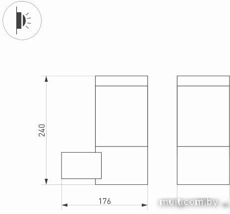Бра Arlight LGD-STEM-WALL-10W Warm3000 029985