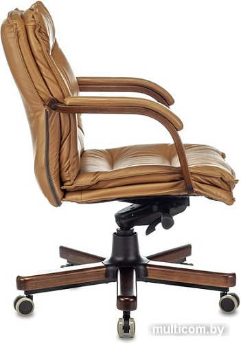 Кресло Бюрократ T-9927WALNUT-LOW (горчичный)