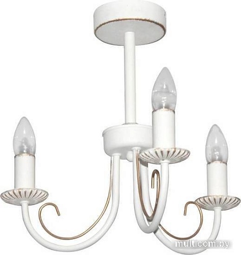Люстра средней высоты Элетех Рустика 133 НСБ 01-3х60-144 Е14 1005404243 (белый патина)