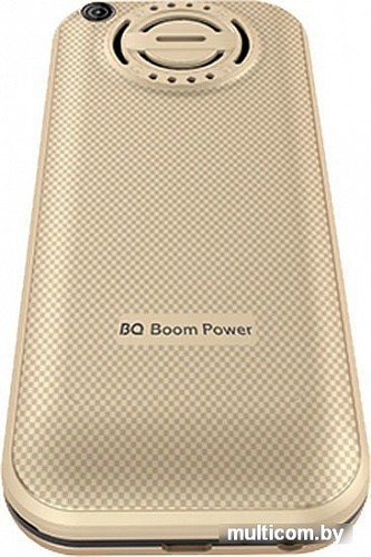 Мобильный телефон BQ-Mobile BQ-2826 Boom Power (золотистый)