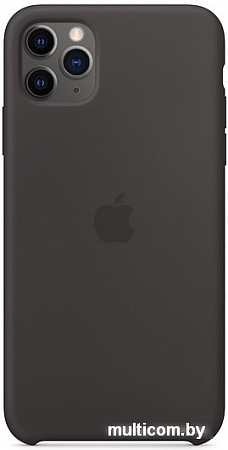 Чехол Apple Silicone Case для iPhone 11 Pro Max (черный)