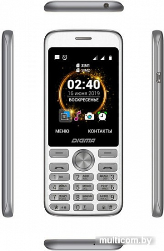 Мобильный телефон Digma Linx C280 (серый)