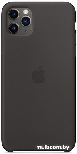 Чехол Apple Silicone Case для iPhone 11 Pro Max (черный)