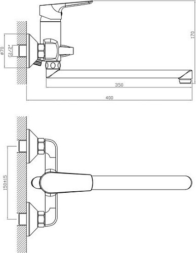 Смеситель Konner NRD1600