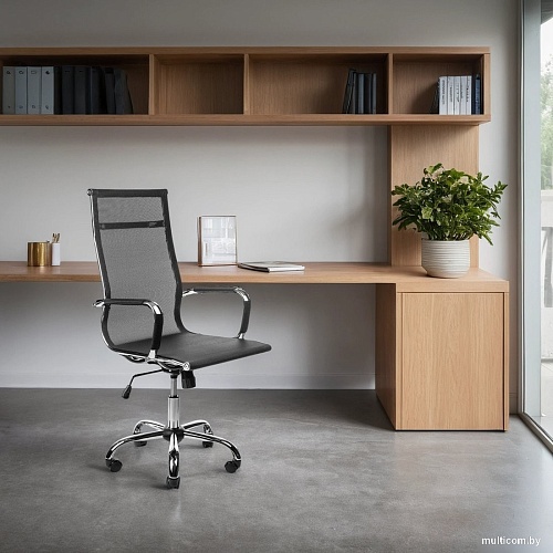 Офисное кресло Mio Tesoro Молли AF-C3006 (черный сетка)