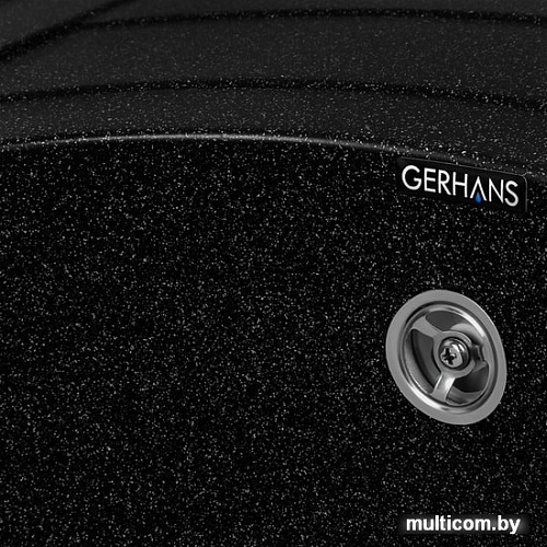 Кухонная мойка Gerhans A01 (черный)