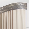 Карнизы для штор Legrand Элиза (1.6 м, графит/серебристый)