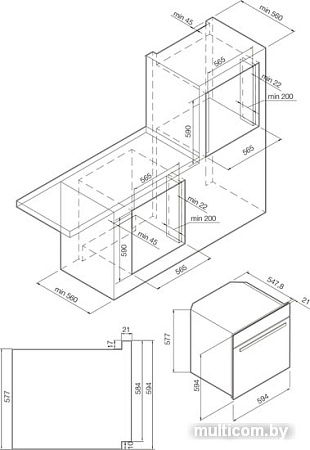 Электрический духовой шкаф Graude BK 60.2 EL