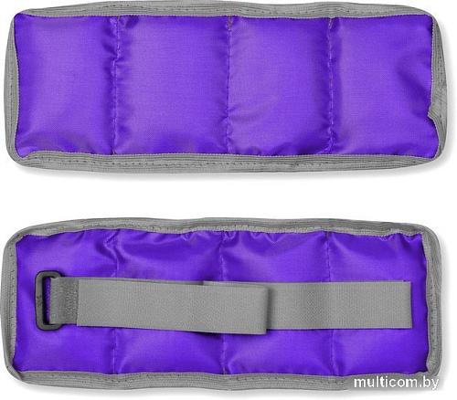 Комплект утяжелителей Indigo Классика SM-148 (2x0.7 кг, фиолетовый)