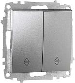 Выключатель проходной Elbi Zena-Vega 609-011000-211 (серебристый)