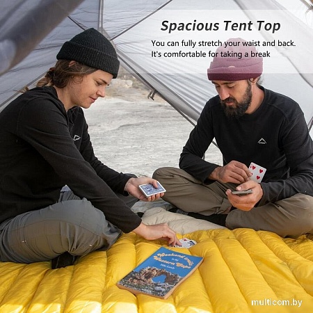 Треккинговая палатка Naturehike Mongar Ultralight 2 210T (зеленый)