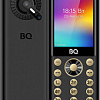 Кнопочный телефон BQ BQ-2458 Barrel L (черный/золотистый)