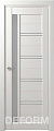 Межкомнатная дверь Юркас Deform D19 ДО 60x200 (дуб шале снежный/мателюкс)