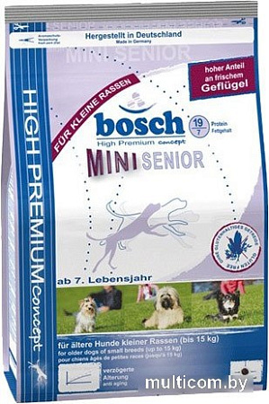 Корм для собак Bosch Mini Senior 2.5 кг