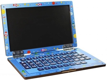 Развивающая игра WoodLand Toys Ноутбук Космос 139102