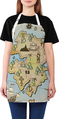 Фартук JoyArty Пиратские сокровища ap_18566