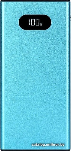 Внешний аккумулятор TFN Blaze LCD PD 22.5W 10000mAh (голубой)