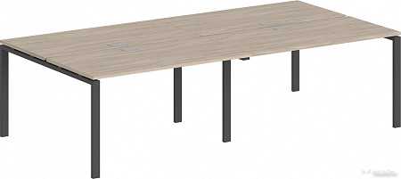 Стол Norden 240x143.8x75 SG.254.OL.63.AN (антрацит/дуб светлый)
