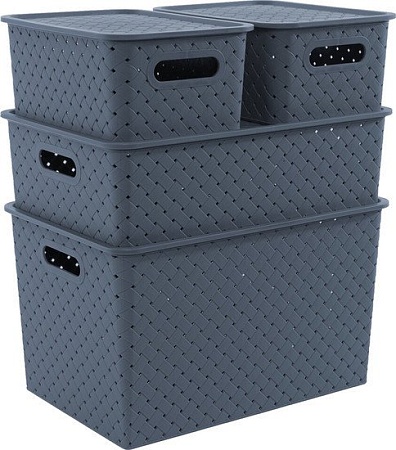 Коробка для хранения Violet Береста 521135 (космик)